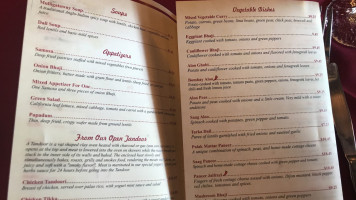 La Panoya menu