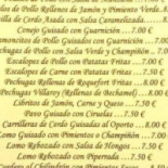 Marín Andosilla menu