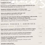 El Cantir Calella De Palafrugell Cardápio