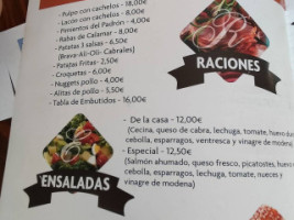 Cafeteria Jeyro menu