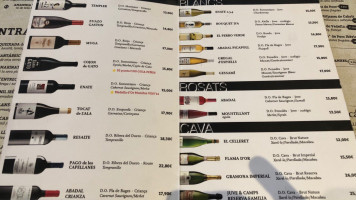 Can Llobet menu