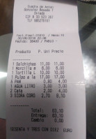 La Cuadra De Anton menu