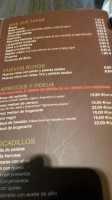 En Ascuas menu