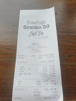 Gewoon Do menu