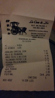 La Casa De Xu menu