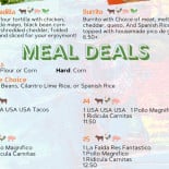 Reserva Natural Nirvana menu