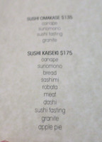 La Cueva menu