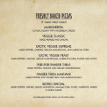 Fruto Santo menu
