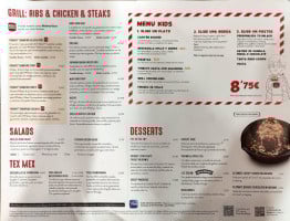 Fridays menu