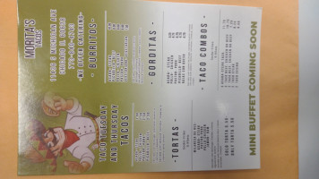 María De La O Cardápio