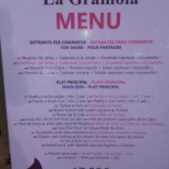 El Bandarra menu