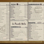 Piccola Pizzas Osuna Carta