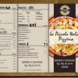 Piccola Pizzas Osuna Carta