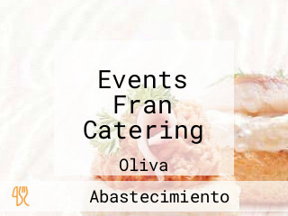 Events Fran Catering
