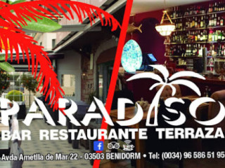 Paradiso Bar Restaurante Terraza Benidorm