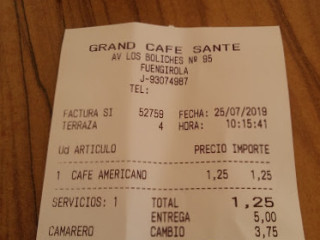 Gran Cafe Sante
