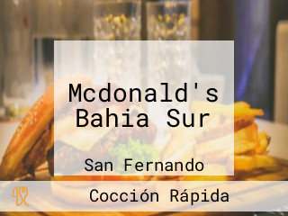Mcdonald's Bahia Sur