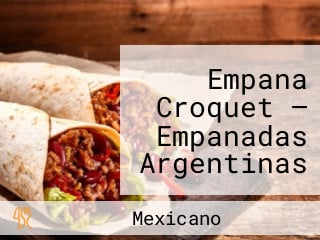 Empana Croquet — Empanadas Argentinas En Vallecas