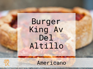 Burger King Av Del Altillo