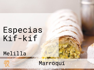 Especias Kif-kif