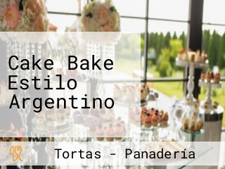 Cake Bake Estilo Argentino