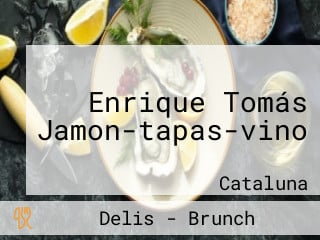 Enrique Tomás Jamon-tapas-vino