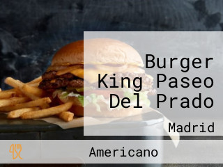 Burger King Paseo Del Prado