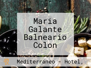 Maria Galante Balneario Colon