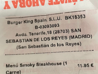 Burger King Av. De Tenerife