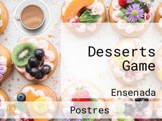 Desserts Game
