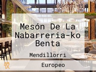 Mesón De La Nabarreria-ko Benta