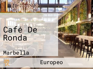 Café De Ronda