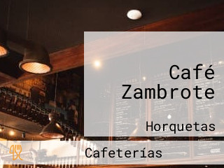 Café Zambrote