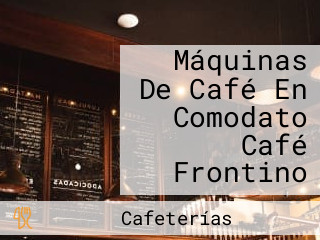 Máquinas De Café En Comodato Café Frontino