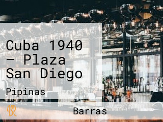 Cuba 1940 — Plaza San Diego