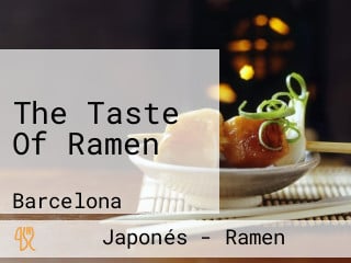 The Taste Of Ramen