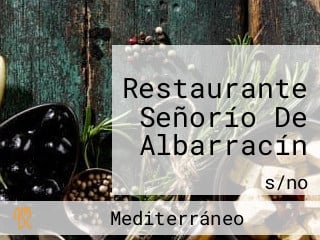 Restaurante Señorío De Albarracín