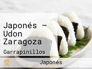 Japonés — Udon Zaragoza