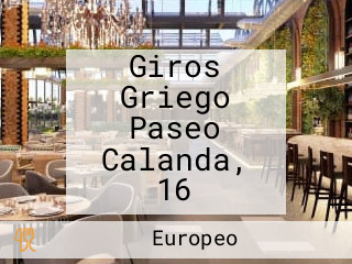 Giros Griego Paseo Calanda, 16