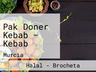 Pak Doner Kebab — Kebab