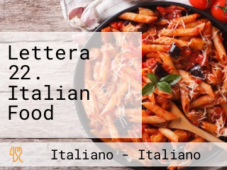 Lettera 22. Italian Food