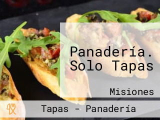 Panadería. Solo Tapas