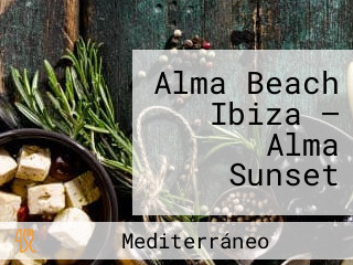 Alma Beach Ibiza — Alma Sunset