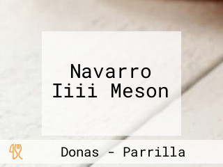 Navarro Iiii Meson