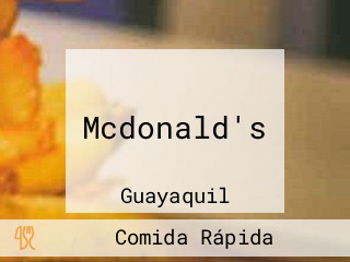 Mcdonald's