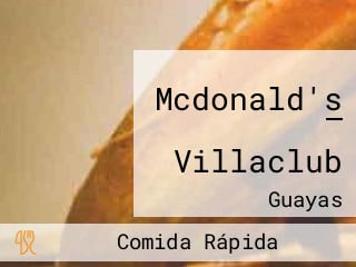 Mcdonald's — Villaclub