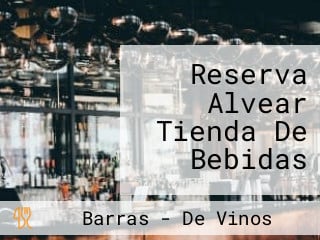 Reserva Alvear Tienda De Bebidas