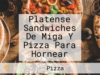 Platense Sandwiches De Miga Y Pizza Para Hornear