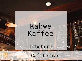 Kahwe Kaffee