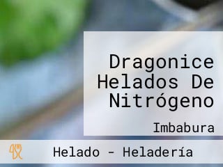 Dragonice Helados De Nitrógeno